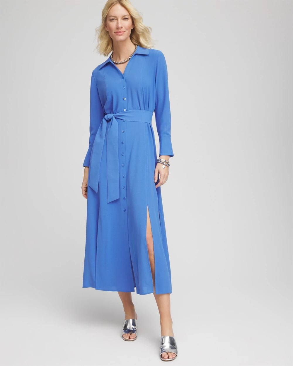 LE CIEL BLEU❤️Wave Belt Maxi Dress LE CIEL BLEU❤️Wave Belt Maxi Dress